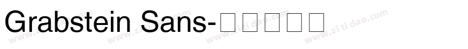 Grabstein Sans字体转换